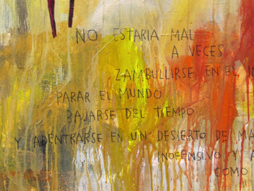FADE AWAY - Acrylic on canvas by ICI ET LÀ - view 3
